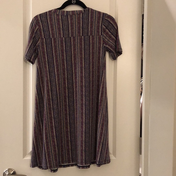 BCBGeneration Striped Multicolored Dress in Blue Combo Size XS NWT - Picture 5 of 6